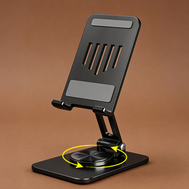 Wholesale Aluminum Alloy Phone Tablet Stand Foldable Multi Angle Adjustable Desk Mount Stable Holder