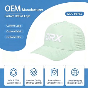 Gorras Trucker de Malla de Alta Calidad, Sin Estructura, Deportivas, de 6 Paneles, con Visera Plana, Ajustables, Personalizadas, Impermeables, de Nailon - Product Image 1