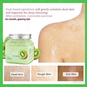 Gommage corporel et visage aux herbes et noix <span class=keywords><strong>de</strong></span> <span class=keywords><strong>kiwi</strong></span>, texture crème glacée, exfoliant doux pour peaux mortes, à base <span class=keywords><strong>de</strong></span> coquilles <span class=keywords><strong>de</strong></span> noix, vente chaude - Product Image 4