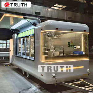 אמת עגלה מזון מלא מטבח נייד קדימון גלידה משאית כלב חם עגלת כלבים חם עגלת קפה מסעדה - Product Image 5