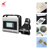 Marqueur laser à fibre portable, batterie, vitesse élevée 7000 mm/s, machine de marquage laser, zone de marquage 100*100 mm, logiciel EZCAD