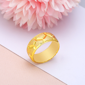 Jxx модные 24K позолоченные широкие кольца Китай оптовая продажа модные классические латунные украшения для женщин и мужчин для помолвки - Product Image 5