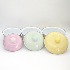 Senny, talleres y fábricas, venta de productos al por mayor, ollas de Horno Holandés esmaltadas, <span class=keywords><strong>olla</strong></span> de esmalte de porcelana blanca - Product Image 4