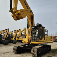 Ekskavator Bekas Impor Jepang Komatsu PC350 PC350-7 PC350-8 Digger dengan Lengan Boom yang Diperkuat untuk Pekerjaan Pemecah Batu di Tambang