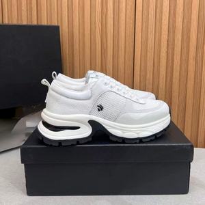 Luxury Brand Designer Lace-up Closed Toe Casual Shoes Mesh Upper Thick-<b>soled</b> Lightweight Running & Sports - Product Image 2