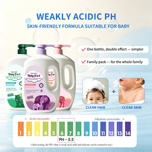 Champú de Queratina <span class=keywords><strong>para</strong></span> Niños Más Vendido, Gel de Baño y Acondicionador de Arándanos, Seguro, No Reseca, Repara, Fabricante Babycare - Product Image 4