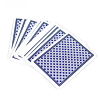 Échantillon gratuit, impression de logo personnalisée, cartes à jouer en PVC plastique imperméables, design personnalisé, cartes à jouer classiques vierges RFID