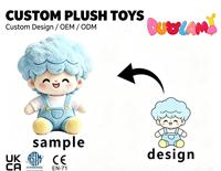 Peluche personnalisée Kawaii, personnage de dessin animé doux pour l'affichage en magasin, OEM ODM