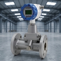 Medidor de Flujo Axial de Vórtice de Acero Inoxidable de Alta Precisión, 1.5% de Precisión, 2.5-3600m3/h, Amplio Rango, Dispositivo de Sensor de Flujo Digital Compacto