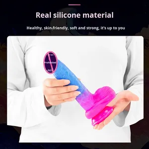 Siliconen dildo, zacht vlees, ultra realistisch, extra groot, seksspeeltje voor vrouwen, vrouwelijke masturbatie, gemaakt in Guangdong - Product Image 3