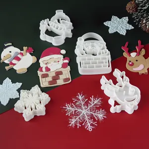 free shipping Set 240pcs drop shipping Christmas Biscuits cookie Cutter Mold Snowflake, Snowman Santa Claus Reindeer Shape