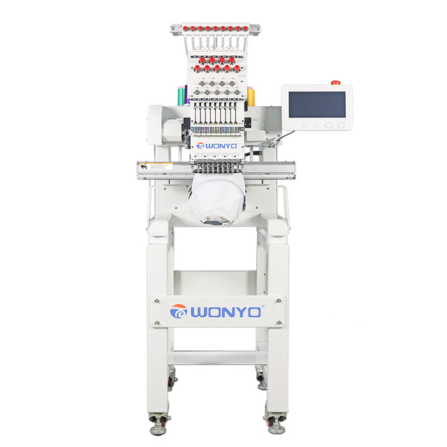 For Single Head Cap Embroidery Machine Home Use New 8" Touch Screen Motor High-Accuracy Made in China