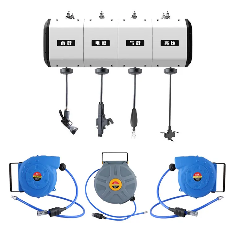 Preço de fábrica de Equipamentos de Lavagem de Carro Caixa de Ar Combinação Carretel Da Mangueira de Lavagem de Carro Elétrico de Água Automático