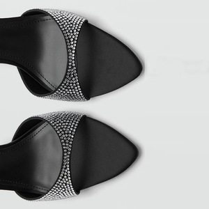 Nouvelles sandales d'été 2026 à talons hauts pour femmes, sexy, polyvalentes, pour banquets, avec strass - Product Image 4