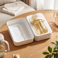 Boîte d'emballage pour biberon en pulpe de papier de qualité alimentaire non toxique, boîte cadeau en fibre moulée biodégradable écologique personnalisée