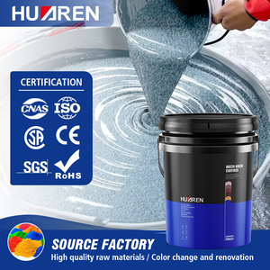 Pintura Epóxica Líquida a Base de Agua Huaren para Pisos, No Tóxica, Inodora, Aplicación con Brocha, para Pisos de Concreto y Cemento, Color Personalizado, 1-2 mm - Product Image 4