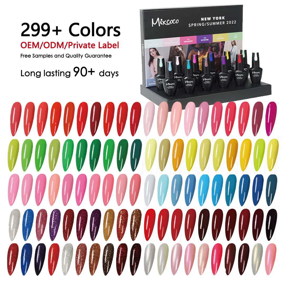 Mixcoco новый продукт ногтей салон esmalte RU em УФ Гель-лак для ногтей, нейл-арта поставки 15 мл Гель-лак бас био-Гели soak off Гель-лак набор