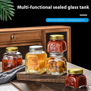 250ml 500ml 750ml thủy tinh Mason lọ với kim loại có nắp đậy cho bé thực phẩm salad sô cô la Mứt Mật Ong Tương Ớt Chai - Product Image 4