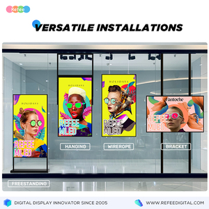 Ventana de alto brillo Mini <span class=keywords><strong>Monitor</strong></span> digital Pantalla 4K Tienda minorista Centro comercial Metro Wayfinding Pantalla de bienvenida Publicidad - Product Image 4
