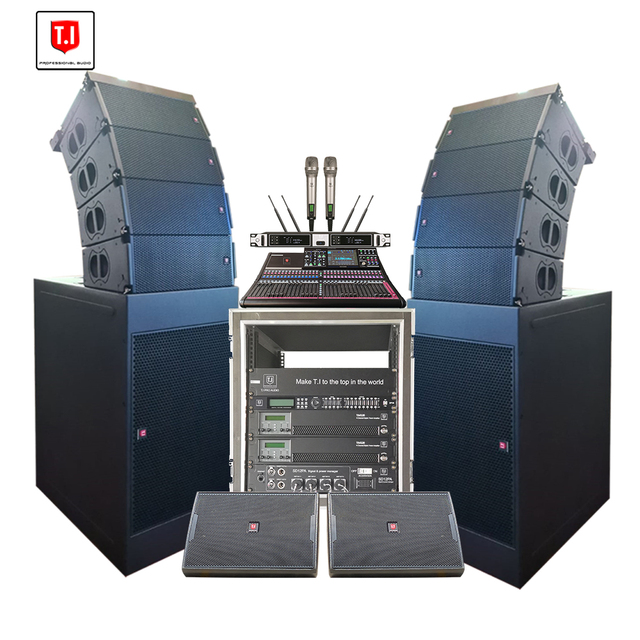New Design Professional Active Speakers for Outdoor Show Stage Wedding Line Array Speakers Passive Professional