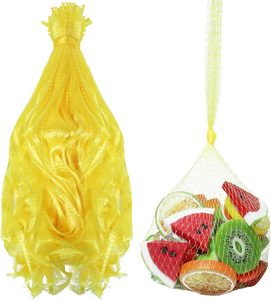 Huamaohengchun 100Pcs Durable Mesh Produce Bags Onion/Fruits/Vegetables/Seafood Net Bags Grocery Storage (22 Inch LDPE <b>Material</b>) - Product Image 3