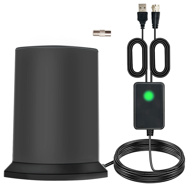 4K 8K 25dB High Gain HD TV DTV Box Digital TV Antenna 3000Mile Booster Active Indoor Aerial HD Flat Design for DVB-T2 TV Antenna