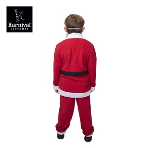 Odm Hele Sale Deluxe Kerst Santa Boy Jurk Kostuums Voor Jongens Voor Kinderen Feestelijke Outfits - Product Image 3