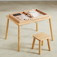 ASweet Montessori jouer sable eau Table sensorielle intérieur/extérieur jouets en bois pour enfants pour l'école ou le parc meubles de jeu