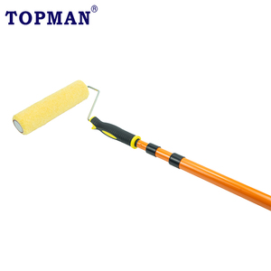 Topman – poteau d'extension télescopique en acier, 4 sections, 4 mètres, serrure intérieure revêtue de poudre pour la <span class=keywords><strong>peinture</strong></span> et le nettoyage et ouvre-fenêtre - Product Image 5