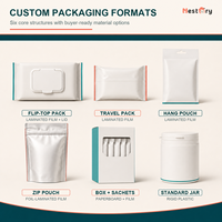 OEM ODM Lingettes humides pour le nettoyage des pattes et du corps des chiens et des chats, 100% fibres de bambou, douces, biodégradables, hypoallergéniques, emballage personnalisé avec logo