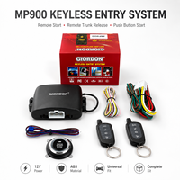 Kit de Entrada sin Llave MPRemote para Autos 12V MP900, Encendido con Botón, Control Antirrobo, Apertura de Maletero con Dos Llaves