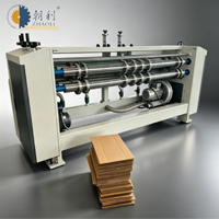 Machine de découpe et de rainurage automatique à grande vitesse à lames fines, équipement de découpe et de rainurage de carton ondulé de haute précision