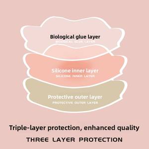 Copricapezzoli in Silicone Anti-Visibilità, Invisibili, Senza Cuciture, a Forma di Fiore, con Pizzo, Adesivo Liquido, Traspiranti - Product Image 3