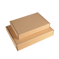 Boîte en carton ondulé imprimée sur mesure pour l'emballage de petits produits e-commerce, vente en gros, haute qualité