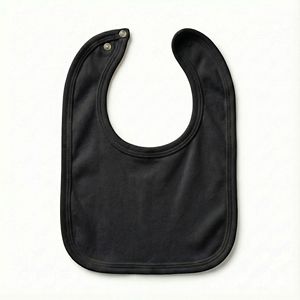 Babero de algodón de color liso personalizado al por mayor, protector de vientre, toalla para la saliva, paño suave para eructos para bebés recién nacidos, niños y niñas, lactancia - Product Image 5