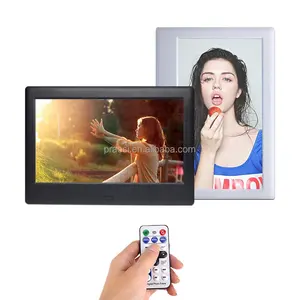 Pros Factory directly sales 7 inch black or white play music picture video loop digital photo frame