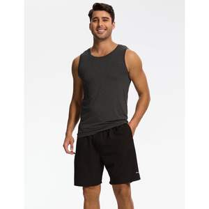 เสื้อกล้ามผู้ชายผ้าใยไผ่แบบกำหนดเอง แห้งเร็ว น้ำหนักเบา เสื้อกล้ามลำลอง ใส่สบาย ไม่ระคายเคือง ใช้เป็นเสื้อชั้นในหรือเสื้อนอนได้ - Product Image 6