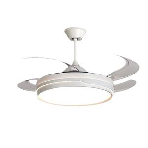 Lámpara de Techo de 42 Pulgadas con Ventilador de Techo Retráctil Invisible con Luz y Control Remoto Inteligente - Product Image 6