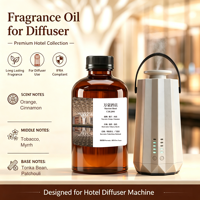 Crearoma OEM Diffuseur d'huiles essentielles à l'orange, cannelle et myrrhe, extrait de plantes, arômes industriels, parfum d'hôtel