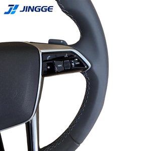 Pour Audi S1 S3 S4 S5 RS3 RS4 RS5 RS6 <span class=keywords><strong>RS7</strong></span> A1 A2 A3 A4 A7 C6 C7 A6 A6L A8 C8 B8 B8.5 B9 TT R8 Mise à niveau Volant entièrement en cuir - Product Image 4