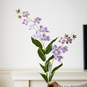 Fleur artificielle de jasmin Runye, imprimée en 3D, pour décoration de mariage et ornement d'intérieur, en caoutchouc souple - Product Image 5