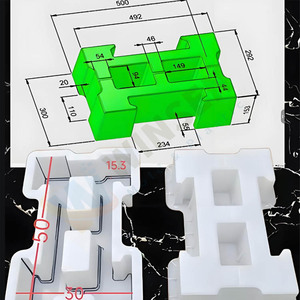 Moule en plastique pour pavés hexagonaux en plastique injecté, moule en caoutchouc pour pavés, moule en plastique pour pavés - Product Image 3