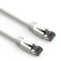 Kabel Patch Vicenray Cat8 SFTP RJ45 Berkualitas Tinggi 1m PVC/LSZH Jacket Inti Tembaga Terpilin Guangdong