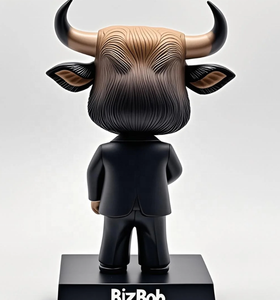 رأس حيوان ملتوي Bobblehead الراتنج-زينة عطلة فريدة من نوعها ومكتب الحسنات - Product Image 3