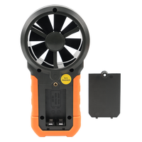 Anémomètre numérique portable pour la mesure du volume d'air, enregistreur de vitesse du vent avec écran LCD rétroéclairé, en matériau ABS, pour grue