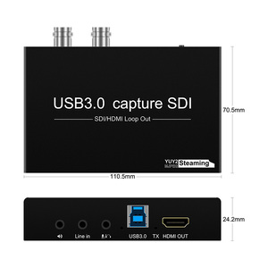 Tarjeta de Captura de <span class=keywords><strong>Video</strong></span> SDI HDMI a USB 3.0, Conversor SDI a HDMI 1080P 60fps para Transmisión en Vivo y Grabación de Videojuegos - Product Image 6