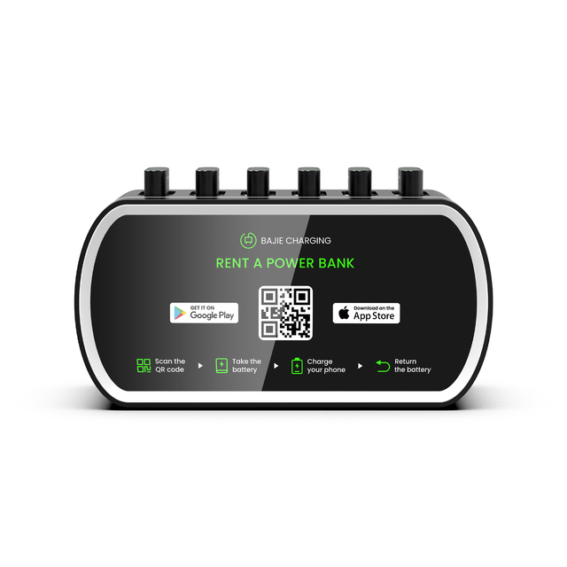 Own Factory Production OEM ODM 6 Slots Sharing Powerbank Station With Screen Vending Machine Commercial Outdoor Fast Charger