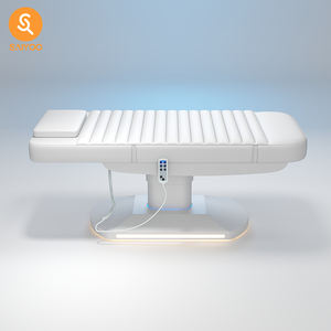<span class=keywords><strong>Table</strong></span> de <span class=keywords><strong>massage</strong></span> intelligente haut de gamme pour spa capillaire, professionnelle, chauffante, portable, incurvée avec accoudoirs, mobilier de salon de beauté - Product Image 5