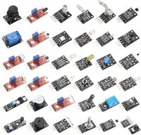 Aissmartlink untuk UNO Raspberry Pi 4 Pi 3.3b +,RPi A,Model B,B + Robot proyek 37 Sensor modul Starter bermacam-macam Kit