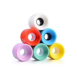 <span class=keywords><strong>Ruedas</strong></span> de patines cuádruples de <span class=keywords><strong>56mm</strong></span> <span class=keywords><strong>Ruedas</strong></span> de PU resistentes al desgaste Reemplazos Accesorios de patinaje sobre <span class=keywords><strong>ruedas</strong></span> de doble fila - Product Image 1